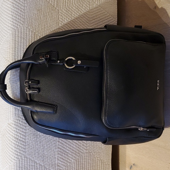 black leather stanton backpack BOCONI whether for work Tumi Leather Stanton Gail Leather